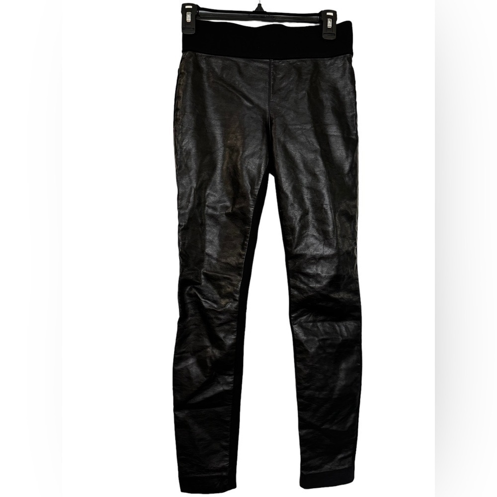 Club Monaco Tasha Faux Leather Leggings Sz0 - Picture 4 of 8